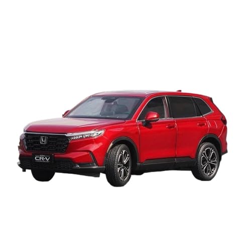 SCVWKAJA Massstabsgetreues Modell Auto 1:18 for Honda CR-V CRV SUV 2024 Modell Auto Legierung Metall Off-Road Fahrzeug Luxus Limousine Dekoration Ornamente Die-cast Fahrzeug(Red) von SCVWKAJA