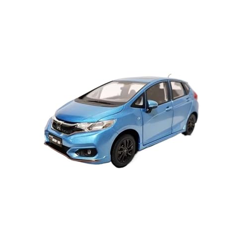 SCVWKAJA Massstabsgetreues Modell Auto 1:18 for Honda FIT 2018 Klassische Replik Auto Modell Exquisite Legierung Statische Desktop Ornamente Die-cast Fahrzeug(Blue) von SCVWKAJA