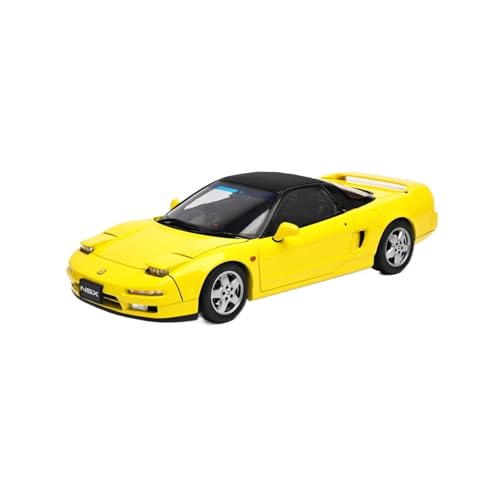 SCVWKAJA Massstabsgetreues Modell Auto 1:18 for Honda NSX MK1 NA1 Zinklegierung Modernes Handwerk Automodell Metall Klassische Simulation Ornamente Die-cast Fahrzeug(Yellow) von SCVWKAJA