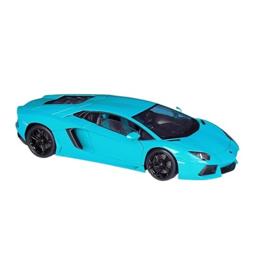 SCVWKAJA Massstabsgetreues Modell Auto 1:18 for Lamborghini Aventador LP700 Maßstab Replika Statische Anzeige Legierung Automodell Sammlung Serie Die-cast Fahrzeug(Blue) von SCVWKAJA