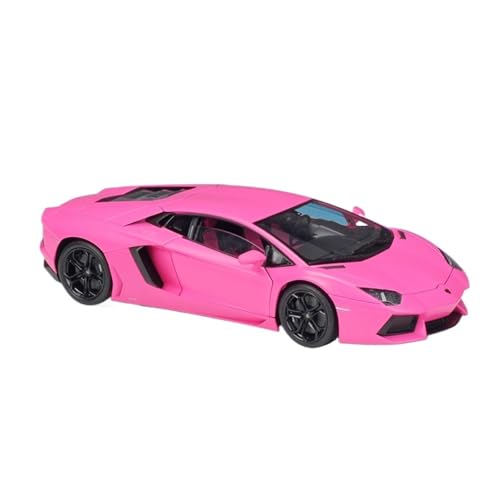 SCVWKAJA Massstabsgetreues Modell Auto 1:18 for Lamborghini Aventador LP700 Maßstab Replika Statische Anzeige Legierung Automodell Sammlung Serie Die-cast Fahrzeug(Pink) von SCVWKAJA