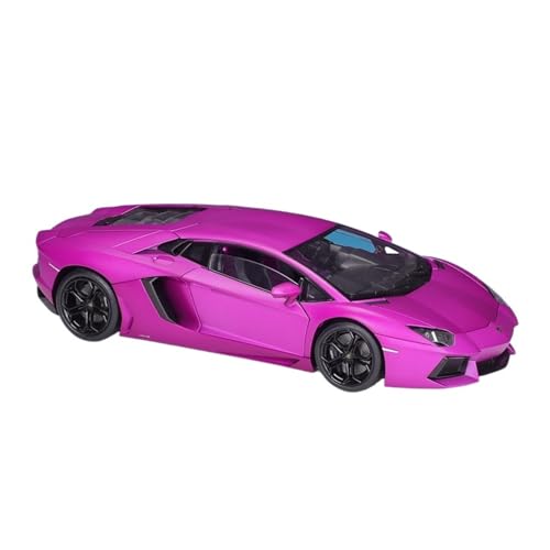 SCVWKAJA Massstabsgetreues Modell Auto 1:18 for Lamborghini Aventador LP700 Maßstab Replika Statische Anzeige Legierung Automodell Sammlung Serie Die-cast Fahrzeug(Purple) von SCVWKAJA