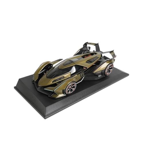 SCVWKAJA Massstabsgetreues Modell Auto 1:18 for Lamborghini Lambo V12 Maßstab Simulation Automodell Statische Sportwagen Modell Display Sammlung Die-cast Fahrzeug(Green) von SCVWKAJA