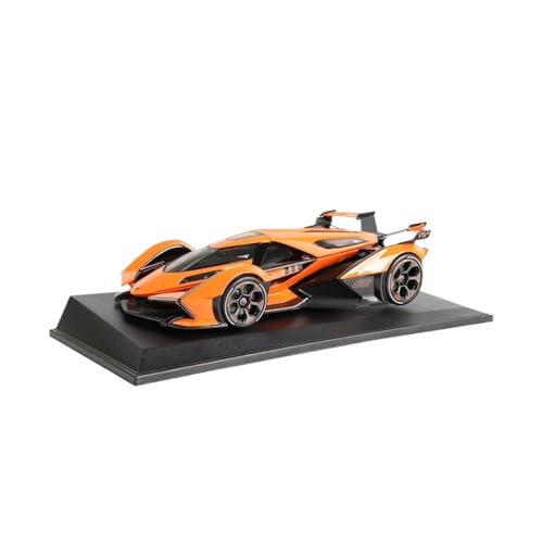 SCVWKAJA Massstabsgetreues Modell Auto 1:18 for Lamborghini Lambo V12 Maßstab Simulation Automodell Statische Sportwagen Modell Display Sammlung Die-cast Fahrzeug(Orange) von SCVWKAJA
