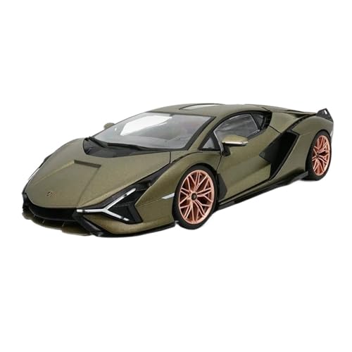 SCVWKAJA Massstabsgetreues Modell Auto 1:18 for Lamborghini Sian Fertig Maßstab Legierung Auto Modell Hobby Sammlung Serie Ornamente Die-cast Fahrzeug(Green) von SCVWKAJA