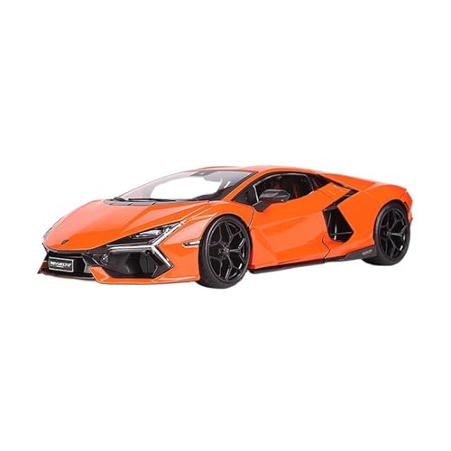 SCVWKAJA Massstabsgetreues Modell Auto 1:18 for Lamborghini Sian Fertig Maßstab Legierung Auto Modell Hobby Sammlung Serie Ornamente Die-cast Fahrzeug(Orange) von SCVWKAJA
