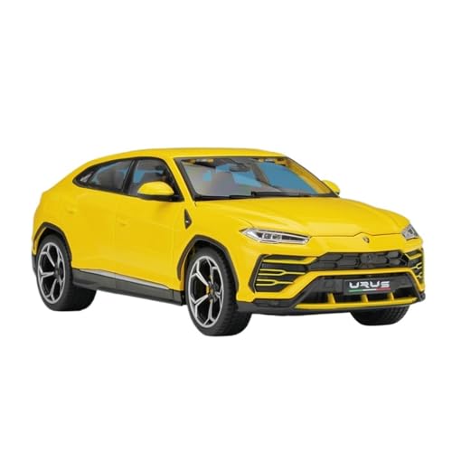 SCVWKAJA Massstabsgetreues Modell Auto 1:18 for Lamborghini Urus Zinklegierung Modernes Handwerk Automodell Metall Klassische Simulation Ornamente Die-cast Fahrzeug(Yellow) von SCVWKAJA