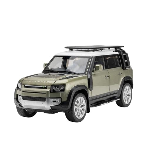 SCVWKAJA Massstabsgetreues Modell Auto 1:18 for Land Rover Defender 110 Replika Maßstab Moderne Modell Ornamente Legierung Hobby Sammlung Auto Modell Die-cast Fahrzeug(Green) von SCVWKAJA