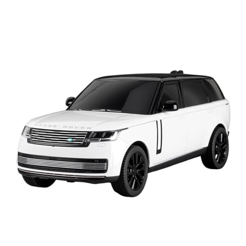 SCVWKAJA Massstabsgetreues Modell Auto 1:18 for Land Rover Range Rover Automodell Simulation Statisches Legierungsmodell Metallsammlung Autoornamente Die-cast Fahrzeug(Black and White) von SCVWKAJA