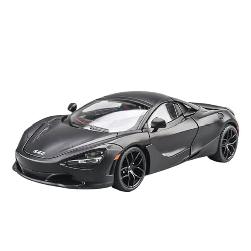 SCVWKAJA Massstabsgetreues Modell Auto 1:18 for McLaren 720S Automodell Simulation Statisches Legierungsmodell Metallsammlung Autoornamente Die-cast Fahrzeug(Black) von SCVWKAJA