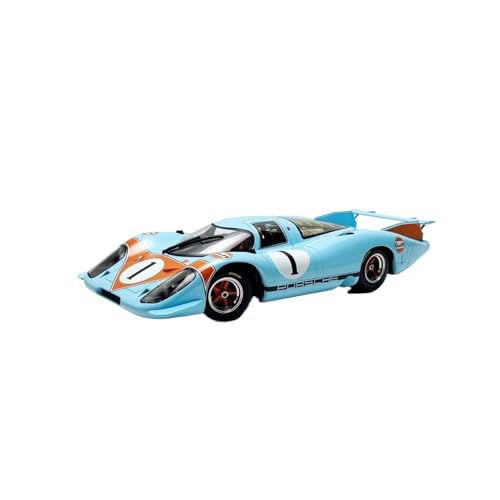 SCVWKAJA Massstabsgetreues Modell Auto 1:18 for Porsche 917 LH Luxus-Gusslegierung Automodell Moderne Handwerksornamente Modellsammlung Die-cast Fahrzeug von SCVWKAJA