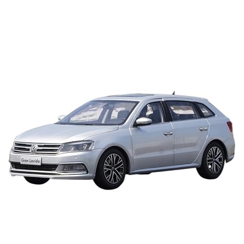 SCVWKAJA Massstabsgetreues Modell Auto 1:18 for Volkswagen Gran Lavida 2015 Replika Maßstab Modell Ornamente Legierung Hobby Sammlung Auto Modell Die-cast Fahrzeug(Silver) von SCVWKAJA