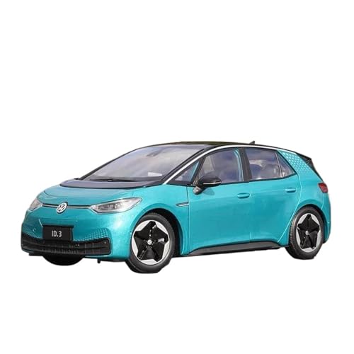 SCVWKAJA Massstabsgetreues Modell Auto 1:18 for Volkswagen ID3 MPV Statische Legierung Sport Metall Rennwagen Sammlung Ornamente Automodell Die-cast Fahrzeug(Blue) von SCVWKAJA