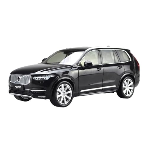 SCVWKAJA Massstabsgetreues Modell Auto 1:18 for Volvo XC90 SUV Simulierte Auto Modell Klassische Metall Ornamente Sammlung Display Die-cast Fahrzeug(Black) von SCVWKAJA