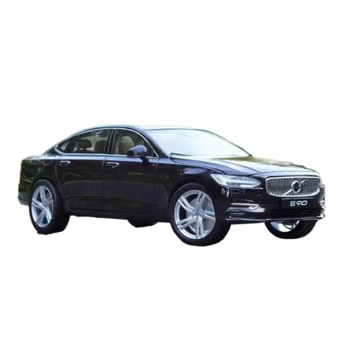 SCVWKAJA Massstabsgetreues Modell Auto 1:18 for Volvos S90 2023 Modell Auto Legierung Metall Off-Road Fahrzeug Luxus Limousine Dekoration Ornamente Die-cast Fahrzeug(Black) von SCVWKAJA
