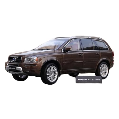 SCVWKAJA Massstabsgetreues Modell Auto 1:18 for Volvos XC Druckgusslegierungsauto, Hohe Nachahmungsautomodell-Home-Display-Sammlung Die-cast Fahrzeug(Brown) von SCVWKAJA