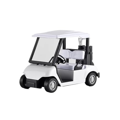 SCVWKAJA Massstabsgetreues Modell Auto 1:20 Für Golfwagen-Sammlung Statischer Legierungsautomodelle Metallhandwerk Simulationsornamente Die-cast Fahrzeug(White) von SCVWKAJA