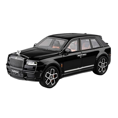 SCVWKAJA Massstabsgetreues Modell Auto 1:20 for Rolls-Royce Cullinan Modern Craft Luxus-Automodell Aus Legierung Exquisite Modellornamente Dekoration Die-cast Fahrzeug(Black) von SCVWKAJA