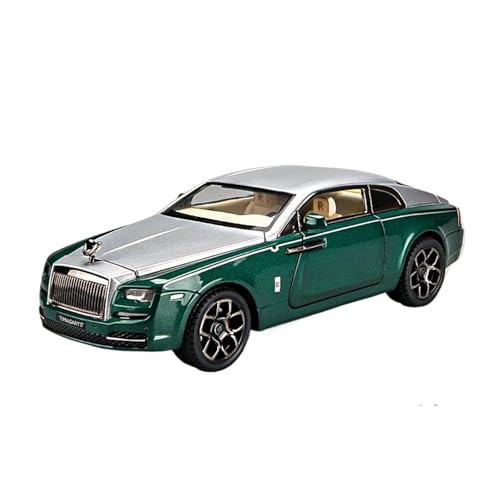 SCVWKAJA Massstabsgetreues Modell Auto 1:22 for Rolls-Royce Phantom Modern Craft Luxus-Legierung Automodell Exquisite Modell Ornamente Dekoration Die-cast Fahrzeug(Silver) von SCVWKAJA