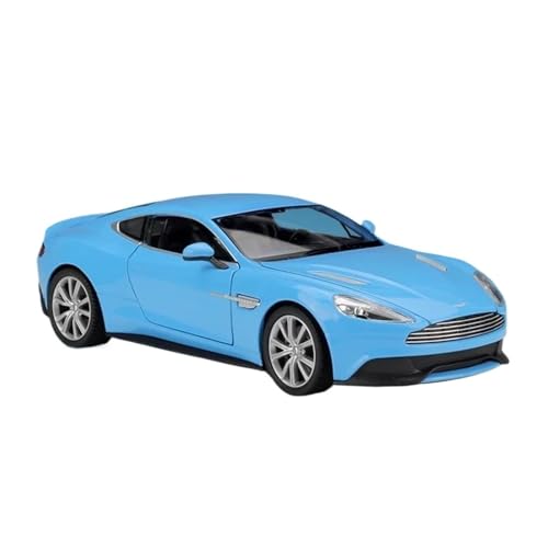 SCVWKAJA Massstabsgetreues Modell Auto 1:24 Für Aston Martin Vanquish Miniaturlegierung Simulation Automodell Trendy Ornamente Heimdekoration Die-cast Fahrzeug(Blue) von SCVWKAJA