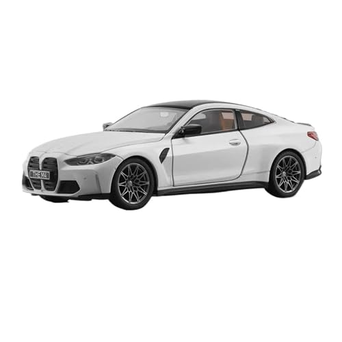 SCVWKAJA Massstabsgetreues Modell Auto 1:24 Für BMW M4 Exquisite Replik Legierung Auto Modell Klassische Simulation Handwerk Ornamente Die-cast Fahrzeug(White) von SCVWKAJA