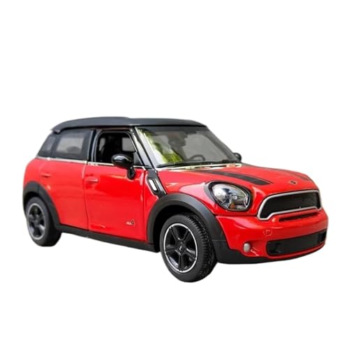 SCVWKAJA Massstabsgetreues Modell Auto 1:24 Für BMW Mini Alloy Druckguss-Miniaturautomodell Ist Perfekt Für Die Bürodekoration Die-cast Fahrzeug(Red) von SCVWKAJA