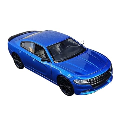 SCVWKAJA Massstabsgetreues Modell Auto 1:24 Für Dodge Challenger SXT 2023 Zinklegierung Automodell Simulation Metallhandwerk Desktop-Sammlung Ornamente Die-cast Fahrzeug(Blue) von SCVWKAJA