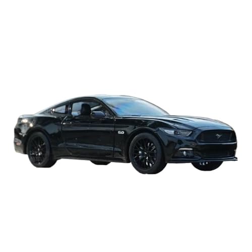 SCVWKAJA Massstabsgetreues Modell Auto 1:24 Für Ford Mustang GT Druckguss Metall Auto Modell Miniatur Fahrzeug Display Sammlung Ornamente Die-cast Fahrzeug(Black) von SCVWKAJA
