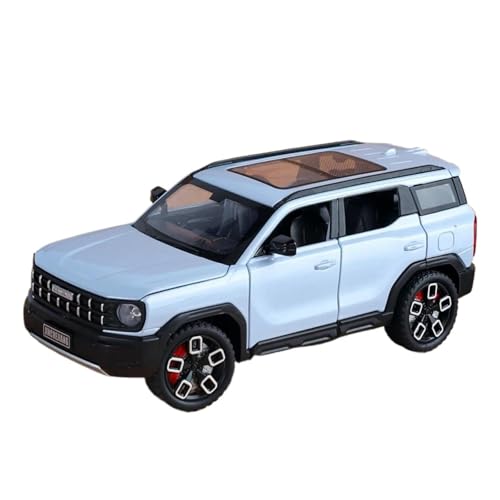 SCVWKAJA Massstabsgetreues Modell Auto 1:24 Für Haval X-Dog SUV Exquisite Proportionale Druckguss-Simulations-Automodellreihe Aus Legierung Die-cast Fahrzeug(Blue) von SCVWKAJA