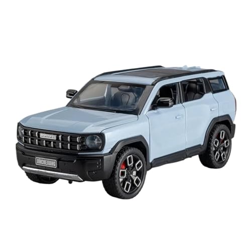 SCVWKAJA Massstabsgetreues Modell Auto 1:24 Für Haval X-Dog SUV Mini Legierung Auto Modell Diecast Metall Off-Road Fahrzeug Büro Dekoration Die-cast Fahrzeug(Blue) von SCVWKAJA