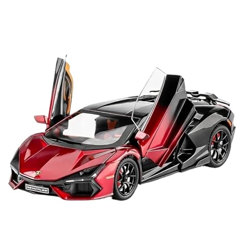 SCVWKAJA Massstabsgetreues Modell Auto 1:24 Für Lamborghini Revuelto Legierung Fahrzeug Auto Modell Miniatur Maßstab Modell Auto Sammler Die-cast Fahrzeug(Red) von SCVWKAJA