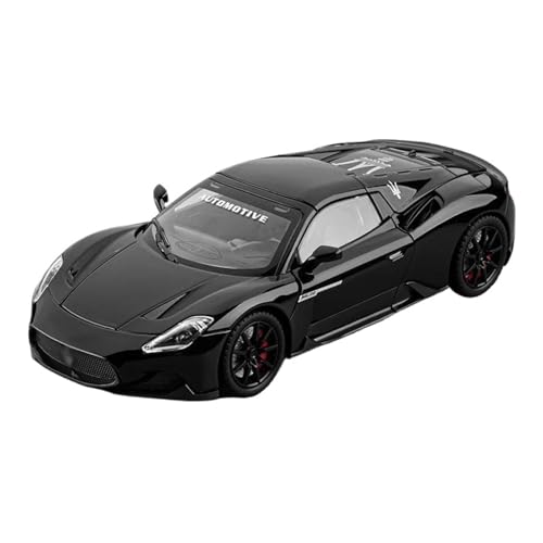 SCVWKAJA Massstabsgetreues Modell Auto 1:24 Für Maserati MC20 Exquisite Replik Legierung Auto Modell Klassische Simulation Handwerk Ornamente Die-cast Fahrzeug(Black) von SCVWKAJA