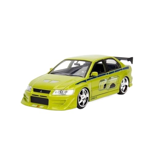 SCVWKAJA Massstabsgetreues Modell Auto 1:24 Für Mitsubishi Evo 2002 Statische Replika Legierung Automodell Sammlung Fahrzeug Büro Ornamente Die-cast Fahrzeug von SCVWKAJA