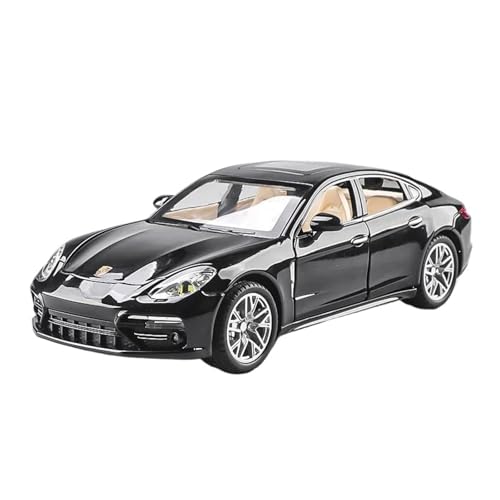 SCVWKAJA Massstabsgetreues Modell Auto 1:24 Für Porsche Panamera Moderne Handwerk Legierung Modell Auto Miniatur Fahrzeug Sammlung Ornamente Die-cast Fahrzeug(Black) von SCVWKAJA