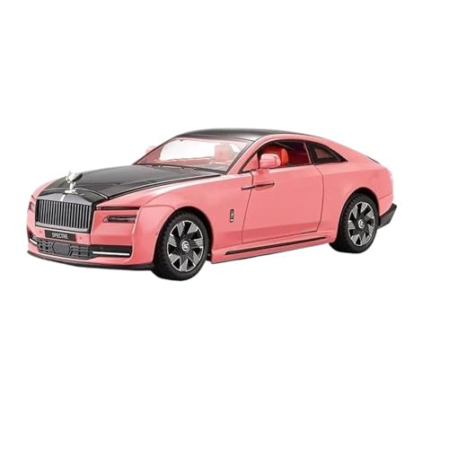 SCVWKAJA Massstabsgetreues Modell Auto 1:24 Für Rolls-Royce Scaled Simulation Legierung Körper Fahrzeug Sammlung Auto Modell Luxus Display Die-cast Fahrzeug(Red) von SCVWKAJA