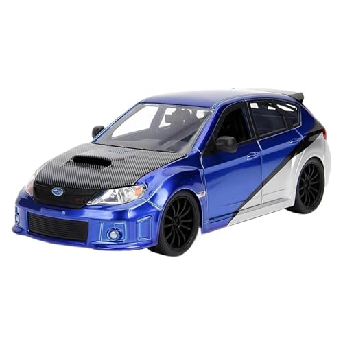 SCVWKAJA Massstabsgetreues Modell Auto 1:24 Für Subaru Impreza WRX STI Sportwagen Legierung Maßstab Auto Modell Mini Fahrzeug Ornamente Sammlung Die-cast Fahrzeug von SCVWKAJA
