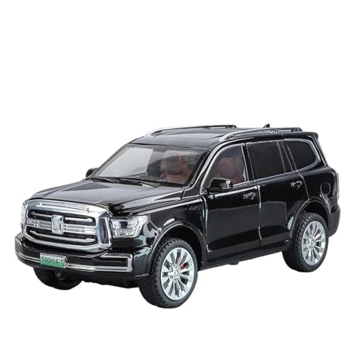 SCVWKAJA Massstabsgetreues Modell Auto 1:24 Für Tank 500 Hi4-T Simulation Statische Auto Modell Legierung Off-Road Fahrzeug Ornamente Sammlung Die-cast Fahrzeug(Black) von SCVWKAJA