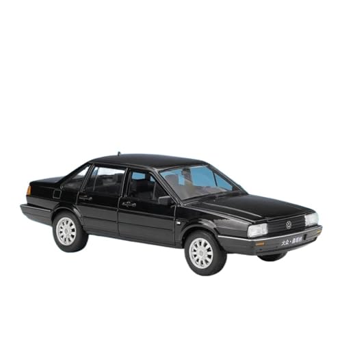 SCVWKAJA Massstabsgetreues Modell Auto 1:24 Für Volkswagen Santana Supercar Autos Modell Diecast Legierung Fahrzeug Simitation Sammlung Die-cast Fahrzeug(Black) von SCVWKAJA