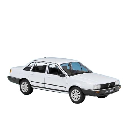 SCVWKAJA Massstabsgetreues Modell Auto 1:24 Für Volkswagen Santana Supercar Autos Modell Diecast Legierung Fahrzeug Simitation Sammlung Die-cast Fahrzeug(White) von SCVWKAJA