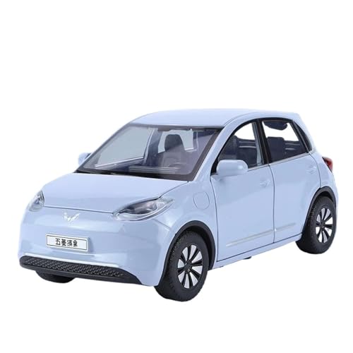 SCVWKAJA Massstabsgetreues Modell Auto 1:24 Für Wuling Bingo Legierung Mini Druckguss Metall Auto Modell Simulation Fahrzeug Display Sammlung Die-cast Fahrzeug(Blue) von SCVWKAJA