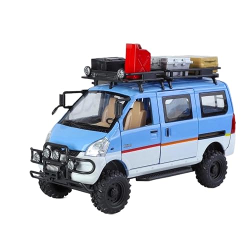 SCVWKAJA Massstabsgetreues Modell Auto 1:24 Für Wuling Glory Replik Legierung Auto Modell Klassische Handwerk Dekoration Sammlung Ornamente Die-cast Fahrzeug(Blue) von SCVWKAJA