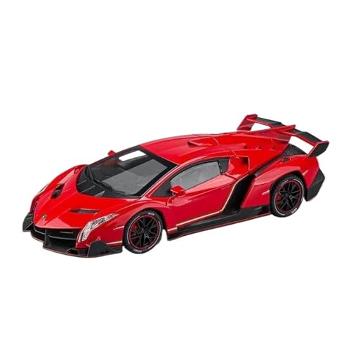 SCVWKAJA Massstabsgetreues Modell Auto 1:24 for Amborghini Luxus-Legierungsautomodell Mit Sound Und Zurückziehbarer Home-Office-Dekoration Die-cast Fahrzeug(Red) von SCVWKAJA
