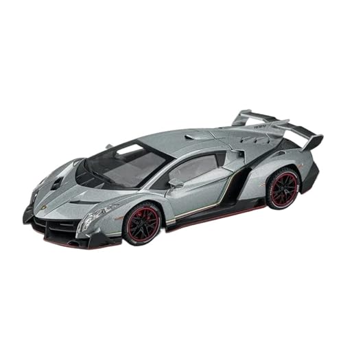 SCVWKAJA Massstabsgetreues Modell Auto 1:24 for Amborghini Luxus-Legierungsautomodell Mit Sound Und Zurückziehbarer Home-Office-Dekoration Die-cast Fahrzeug(Titanium) von SCVWKAJA
