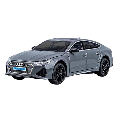 SCVWKAJA Massstabsgetreues Modell Auto 1:24 for Audi RS7 Legierung Modell Auto Fahrzeug Diecast Metall Auto Simulation Sound Licht Die-cast Fahrzeug(Chrome) von SCVWKAJA