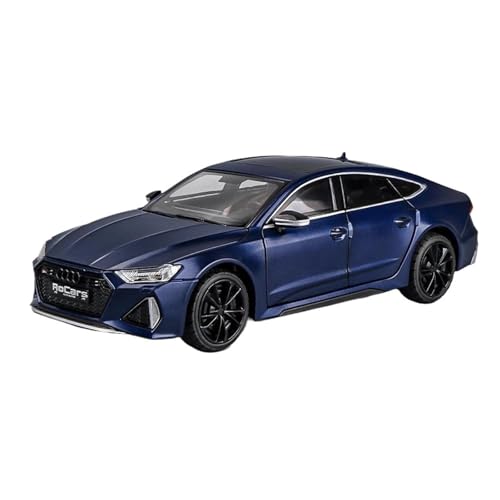 SCVWKAJA Massstabsgetreues Modell Auto 1:24 for Audi RS7 Legierung Modell Auto Fahrzeug Diecast Metall Auto Simulation Sound Licht Die-cast Fahrzeug(Purple) von SCVWKAJA