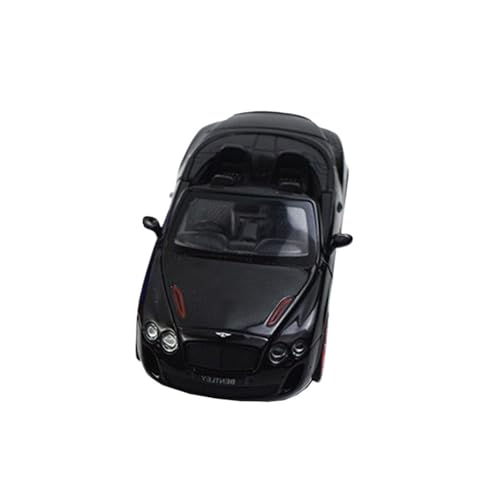 SCVWKAJA Massstabsgetreues Modell Auto 1:24 for Bentley Continental ISR Sammlerstück Miniatur-Legierung Automodell Exquisite Dekorative Ornamente Die-cast Fahrzeug(Black) von SCVWKAJA