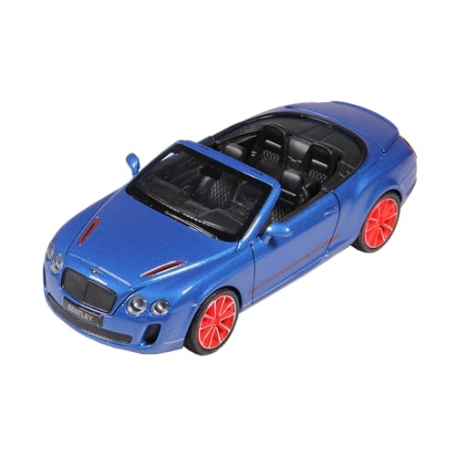 SCVWKAJA Massstabsgetreues Modell Auto 1:24 for Bentley Continental ISR Sammlerstück Miniatur-Legierung Automodell Exquisite Dekorative Ornamente Die-cast Fahrzeug(Blue) von SCVWKAJA