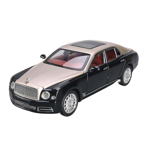 SCVWKAJA Massstabsgetreues Modell Auto 1:24 for Bentley Mulsanne Replika Automodell Legierung Luxus Moderne Handwerk Modell Hobby Sammlung Die-cast Fahrzeug(Silver) von SCVWKAJA