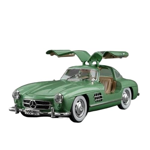SCVWKAJA Massstabsgetreues Modell Auto 1:24 for Benz 300SL 1936 Luxus-Legierungsautomodell Mit Sound Und Zurückziehbarer Home-Office-Dekoration Die-cast Fahrzeug(Green) von SCVWKAJA