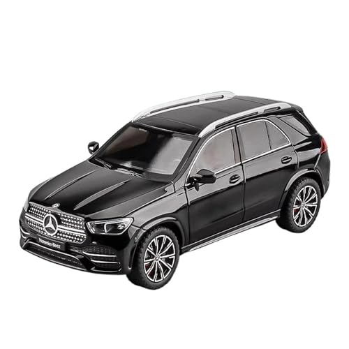 SCVWKAJA Massstabsgetreues Modell Auto 1:24 for Benz GLE350 Luxus-Legierungsautomodell Mit Sound Und Zurückziehbarer Home-Office-Dekoration Die-cast Fahrzeug(Black) von SCVWKAJA